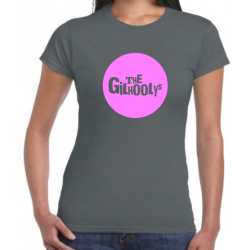 The Gilhoolys Pink Circle Logo Ladies fitted T-shirt